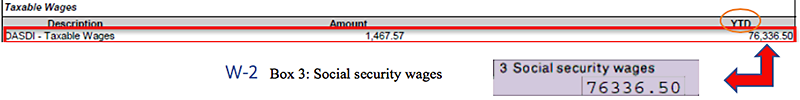  Social security wages