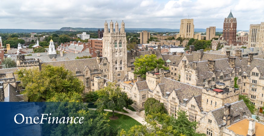 OneFinance, Operations. Image of Yale's Campus.