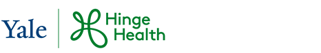 Hinge Health logo.