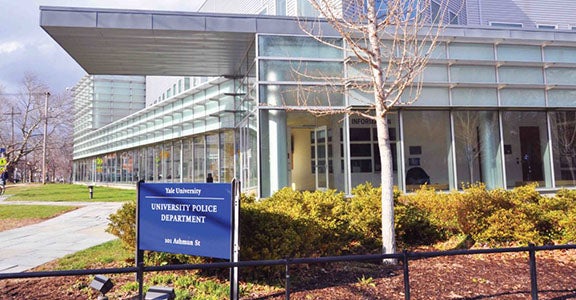 Image of Yale Police department.