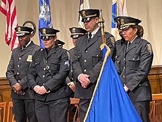 Yale University Police Department swore in Rose Dell ’97.