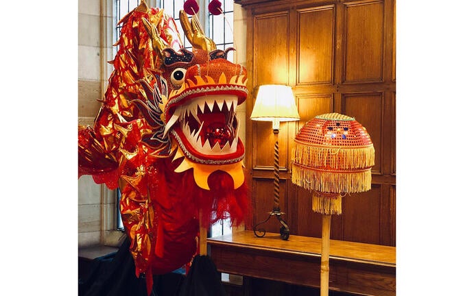 Image of dragon from Chinese New Year at Food Forward Forum