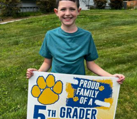 Jessica Napoleone, Clinical Affairs, sent in this photo of son Joseph who graduated from elementary school and is moving up to to middle school.