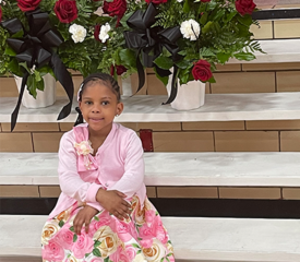 Marinda Monfilston, Office of Diversity and Inclusion, shared this photo of Ariah May Marie Agee at her graduation from kindergarten.