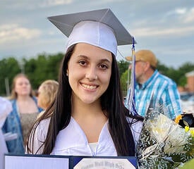 Allyson Maraday, Payment Processing, shared this photo of daughter Tiffany, who graduated from Lyman Hall High School in Wallingford, CT.