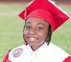 School of Music‘s Dionne James shared this picture of her daughter Tamia, who graduated from Wilbur Cross High School in New Haven, CT.