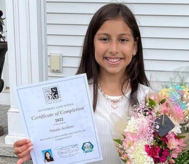 Maria Siciliano, OBGYN, is the proud mom of daughter Natalie, who graduated 5th grade at Buttonball Lane Elementary School, Glastonbury, CT.