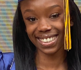 Nakia Black, Yale School of Nursing, sent in this picture of her daughter Tyra at her 8th grade graduation from Betsy Ross Arts Magnet School.