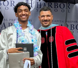 Lalani Perry, Internal Communications, and husband Steve recently celebrated their son Walker‘s graduation from Capital Prep Harbor High School. Walker will be attending Morehouse College in the fall.
