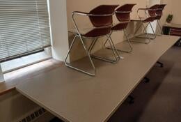 2 conference table and 4 chairs in Dunham Lab