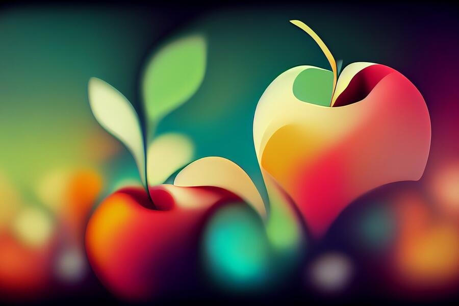 Illustration of apples