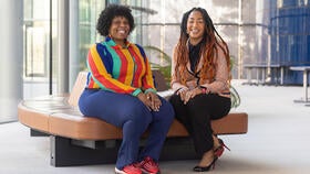 Yale African American Affinity Group (YAAA) co-chairs Maya Martindale and Lakeisha Robinson.